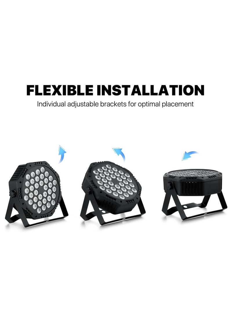 LED Par Stage Party Light – Colorful Spotlight for DJ Events, Weddings & Indoor Parties, Activation Mode  - Image 5