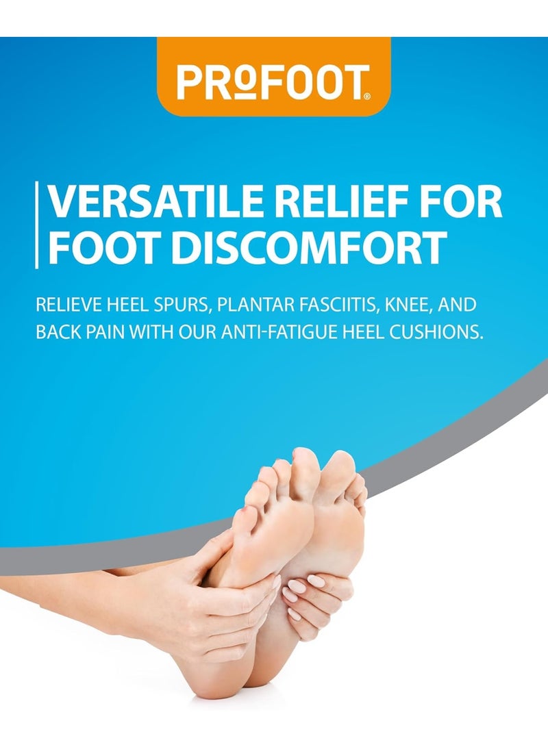ProFoot Gel Max Cushions For Heel Pain Women'S Heel Cushions Gel Pad Cushions Ideal For Heel Spur Plantar Fasciitis Knee & Back Pain Reduces Pressure And Absorbs Shock - Image 5