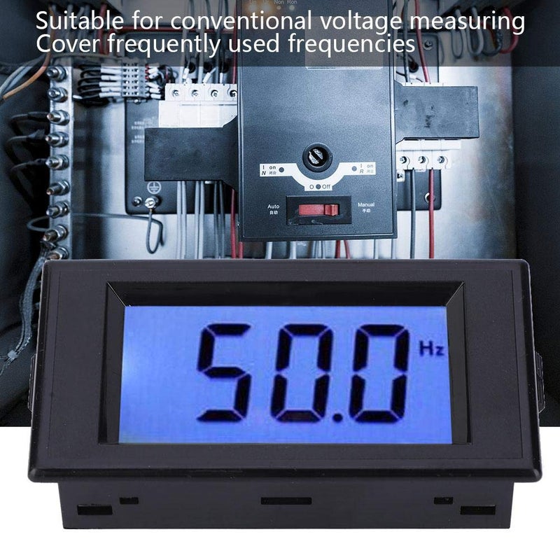 Jectse D69-HZ Digital Display Frequency Meter, 10~199.9Hz AC80~300V Cymometer with LCD Display, AC80-300V is Suitable for Measuring Conventional voltages, Small Size - Image 5