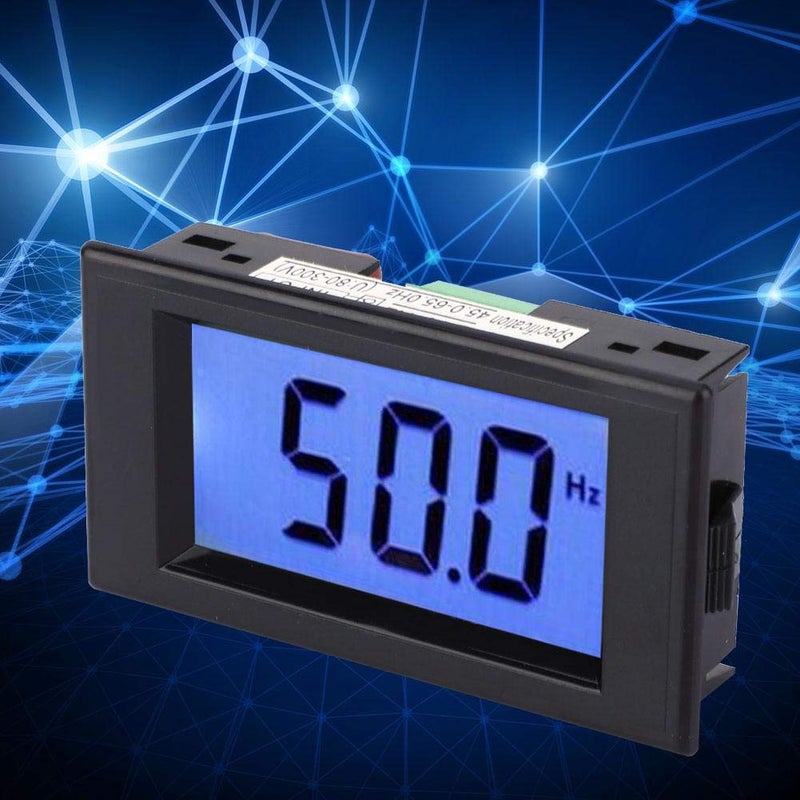 Jectse D69-HZ Digital Display Frequency Meter, 10~199.9Hz AC80~300V Cymometer with LCD Display, AC80-300V is Suitable for Measuring Conventional voltages, Small Size - Image 4