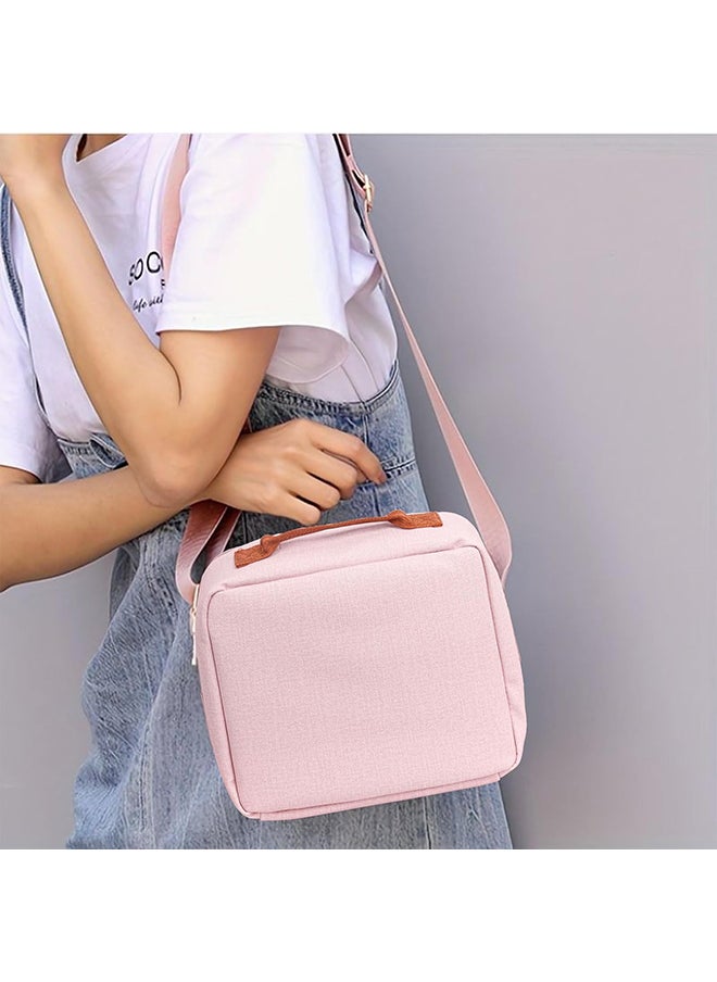 O Ozone Universal Portable Camera Case for Fujifilm Instax Mini 12/11/99/9/EVO/40/90/Link2/DSLR Cameras Protective Camera Bag with Shoulder Strap- Pink  - Image 4