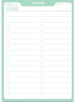 Deffter Defter Table Block To Do List 20X28Cm 