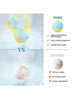 ZenBombs ZenBombs Bath Bombs Set, 20 pcs Natural Shea Butter & Safe Oil Bath Bomb for Skin Moisturizing, Handmade Bubble Bath & Fizzy, Ideal Presents for Women  - Image 3
