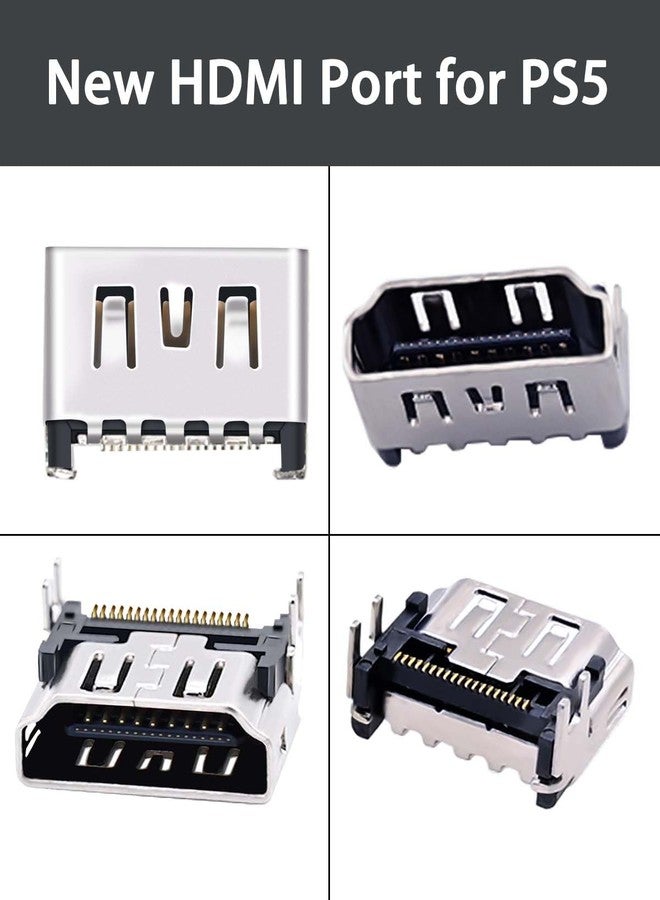 COMeap PS5 HDMI Port Replacement, HDMI Port Replacement for Sony Playstation 5 PS5 Socket Jack Interface Connector Repair Tool Kit for PS5 Console (2-Packs) - Image 5
