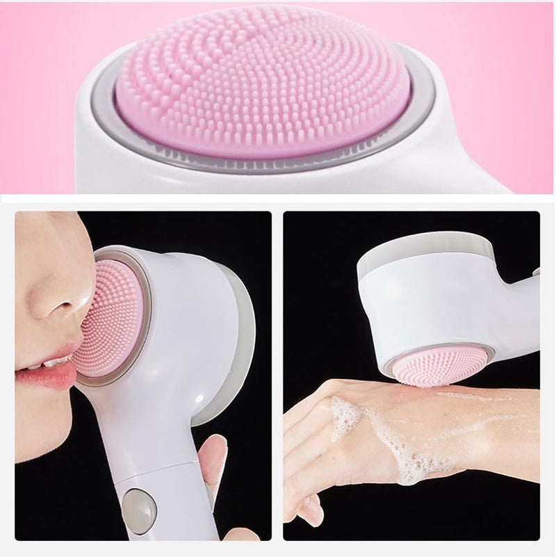 Handheld Shower Head Set with Filter and Pause Switch Removable Luxury Spa Showerhead Soft, Filtering Showerhead for Sensitive Skin (White). - Image 3