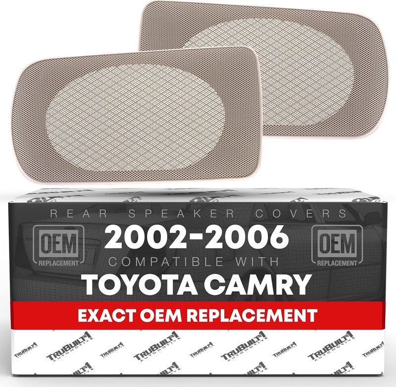 T1A Replacement Speaker Grilles for Toyota Camry 2002-2006 - Pair for Rear Speakers - Image 1