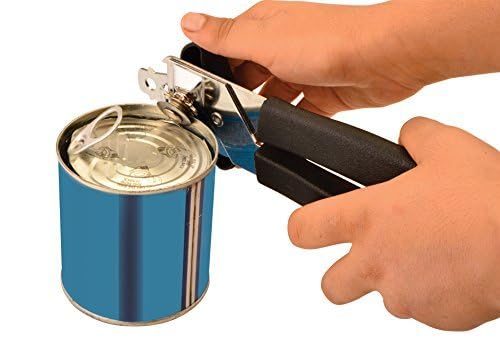 Rasikvar Universal Stainless Steel Can Opener, Tin Cutter, Bottle Opener, 3-in-1 with Lids Off Jar Cap Opener with Non Slip Handle & Smooth Edge Cutting Blade for Multipurpose Use (Can Opener) - Image 5