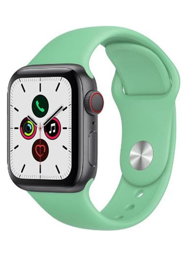 HuHa Replacement Strap Watchband For Apple Watch Series 7 41mm / 6 / SE / 5 / 4 40mm / 3 / 2 / 1 38mm Green - Image 2