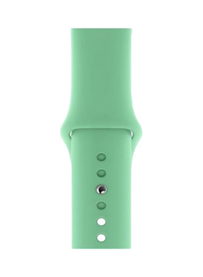 HuHa Replacement Strap Watchband For Apple Watch Series 7 41mm / 6 / SE / 5 / 4 40mm / 3 / 2 / 1 38mm Green - Image 1