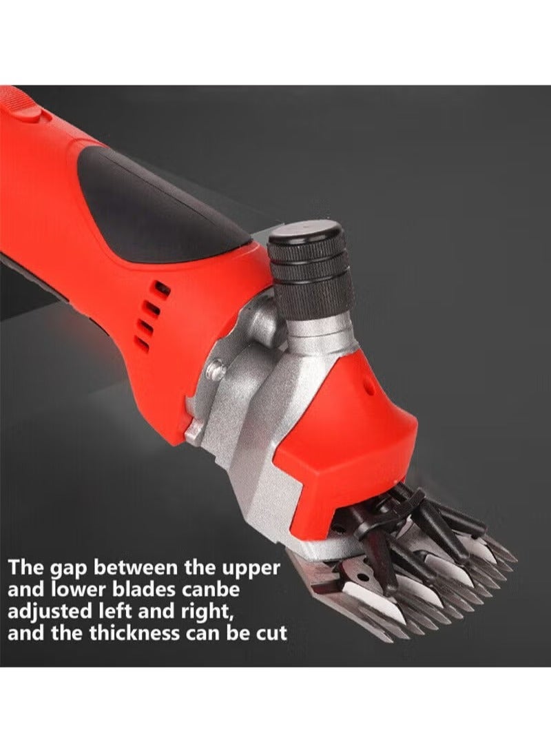Sheep Shears Cordless 2800r/min Professional Rechargeable Shearing Clipper 24V , for Shaving Fur Wool in Sheep, Goat, Cattle, and Other Farm Livestock, with 1 Lithium Batteries