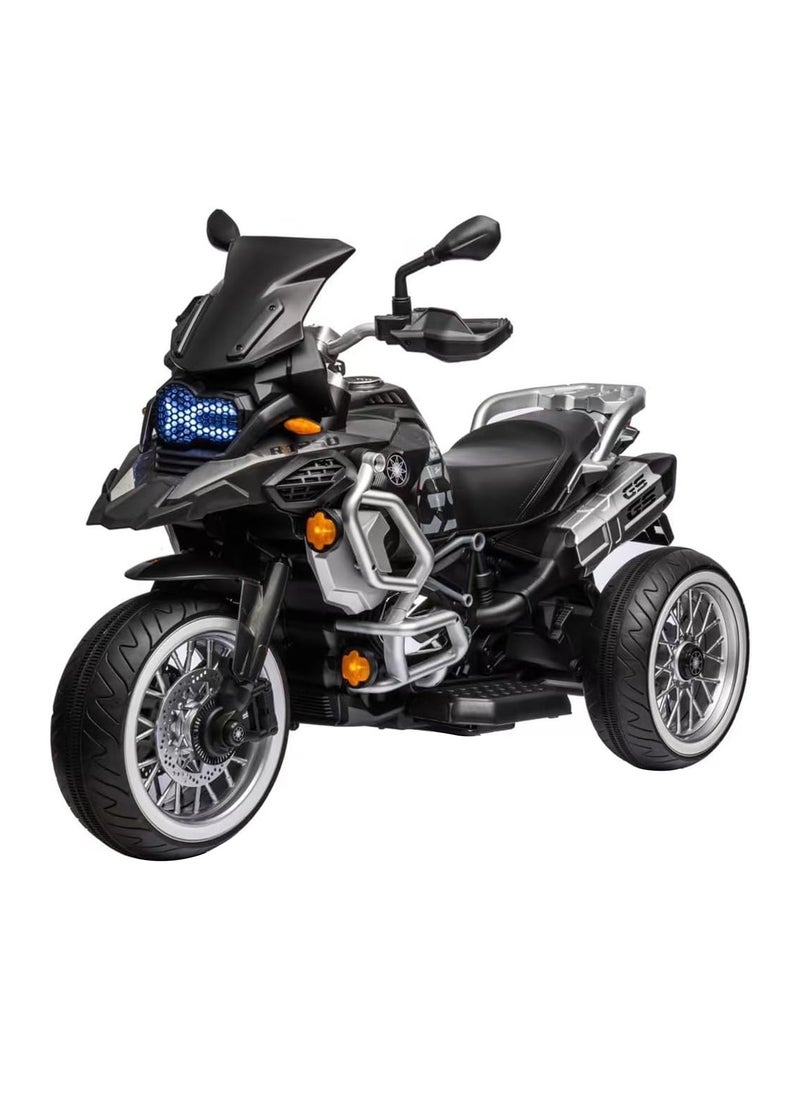 Lovely Baby Lovely Baby Kids LB 299EL Battery Operated Power Riding Three Wheel Motorcycle with Hand Accelerator - Electric Sit & Drive Toy - Black 