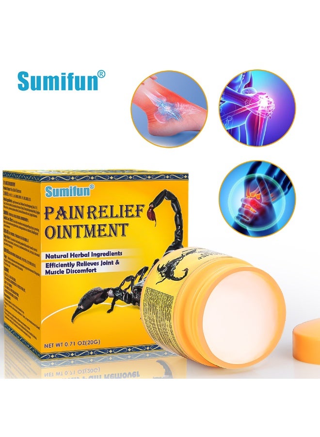 سوميفون 3 قطع مرهم لتخفيف الآلام ، مكونات عشبية طبيعية ، أقصى قوة لتخفيف المفاصل وعدم الراحة في العضلات - Image 1