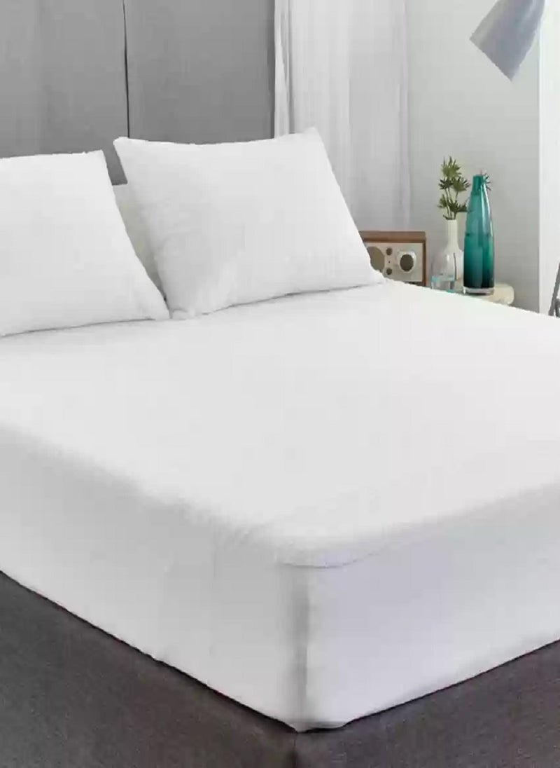 Waterproof Terry Towel Mattress Protector Ultra-Soft Mattress Cover 140X200+25cm