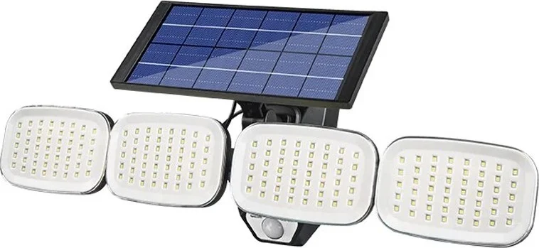 Lisinya PM-8048 6 Volt - 3 Watt Solar Panel, 4 Headed Motion Sensor, 200 SMD LED Lamp ( )