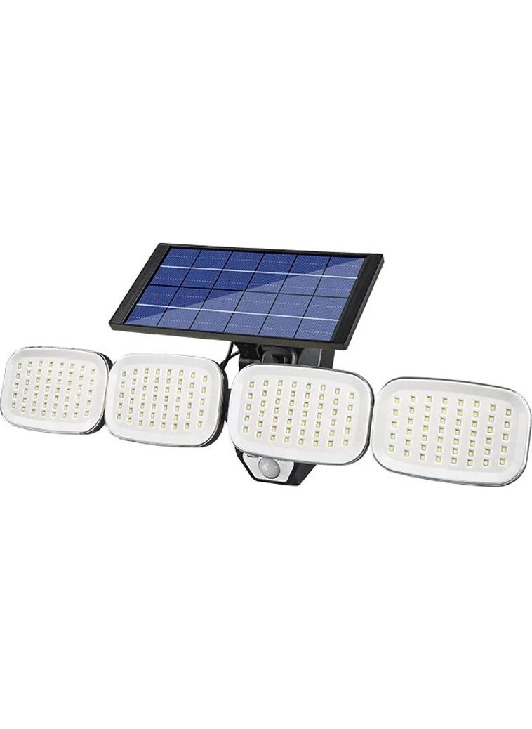 Lisinya - PM-8048 6 Volt - 3 Watt Solar Panel, 4 Headed Motion Sensor, 200 SMD LED Lamp ( ) - Image 1