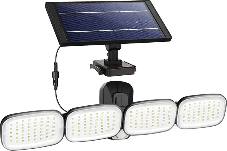 Lisinya PM-8048 6 Volt - 3 Watt Solar Panel, 4 Headed Motion Sensor, 200 SMD LED Lamp ( )