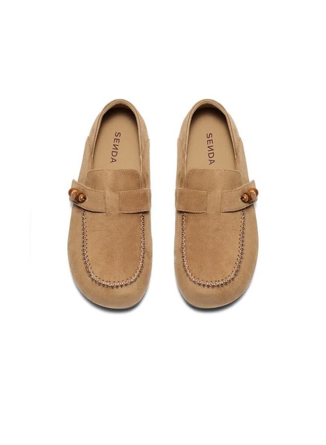Senda a Women's Birkenstock Style Spring Autumn Comfortable Slip-on Flat Casual Shoes Zth78ca5 Brown Size 38 - Image 2