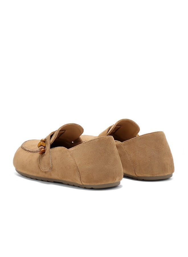 Senda a Women's Birkenstock Style Spring Autumn Comfortable Slip-on Flat Casual Shoes Zth78ca5 Brown Size 38 - Image 3