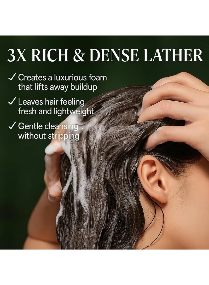 طبيعة صابون شامبو "ناتشر تراينجل"، صابون "ناتشر سفن جرين" وصابون "عثمان جراس" - عناية عشبية للرجال والنساء | مُهدئ، مُقوٍّ، مُغذي - Image 2