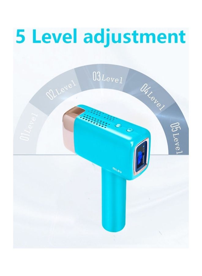 MLAY T14 Painless Ice Compress Hair Removal Device Blue - Image 3