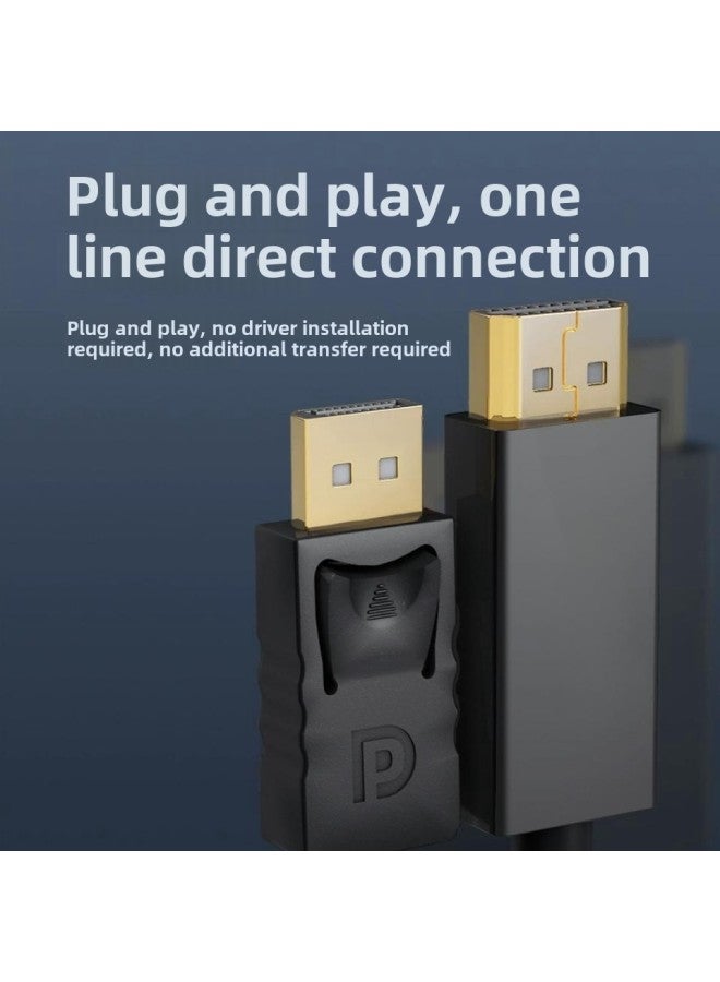 1.8 M Large Dp To Hdmi Adapter Dp To Hdmi HD Adapter 4K Computer Monitor Connector-Color:DP To HDMI 4K 1.8 M (Brand Bag)  - Image 5