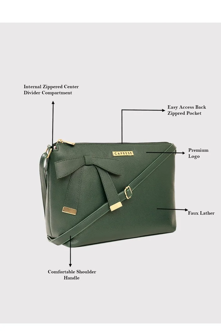 CAPRESE ALEXANDRIA SLING MEDIUM EMERALD