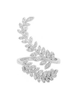 SYNSYB Elegant Crystal Studded Ring - Timeless Sparkle for Women and Girls  - Image 1