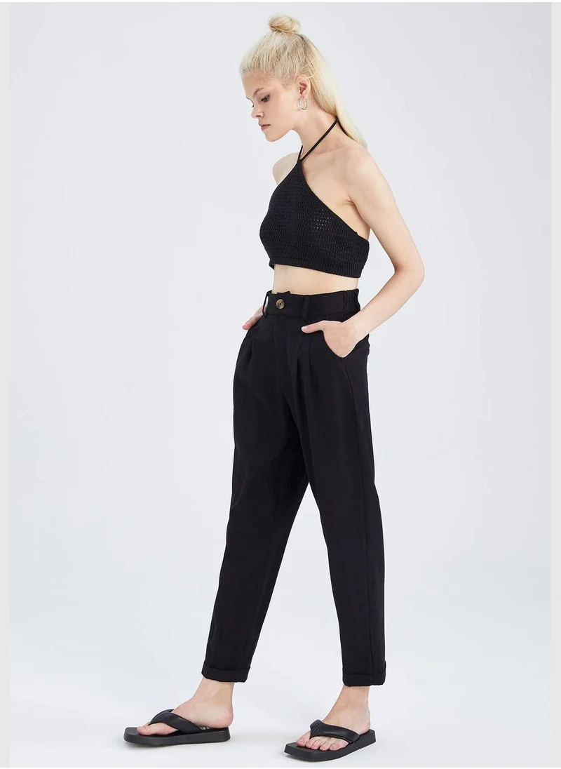 DeFacto Woman Slouchy Woven Bottom Trousers