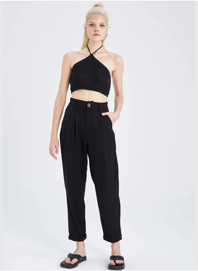 DeFacto Woman Slouchy Woven Bottom Trousers