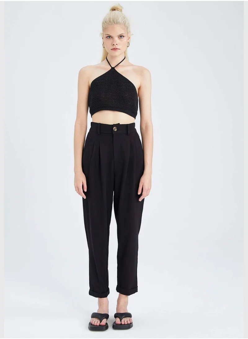 DeFacto Woman Slouchy Woven Bottom Trousers