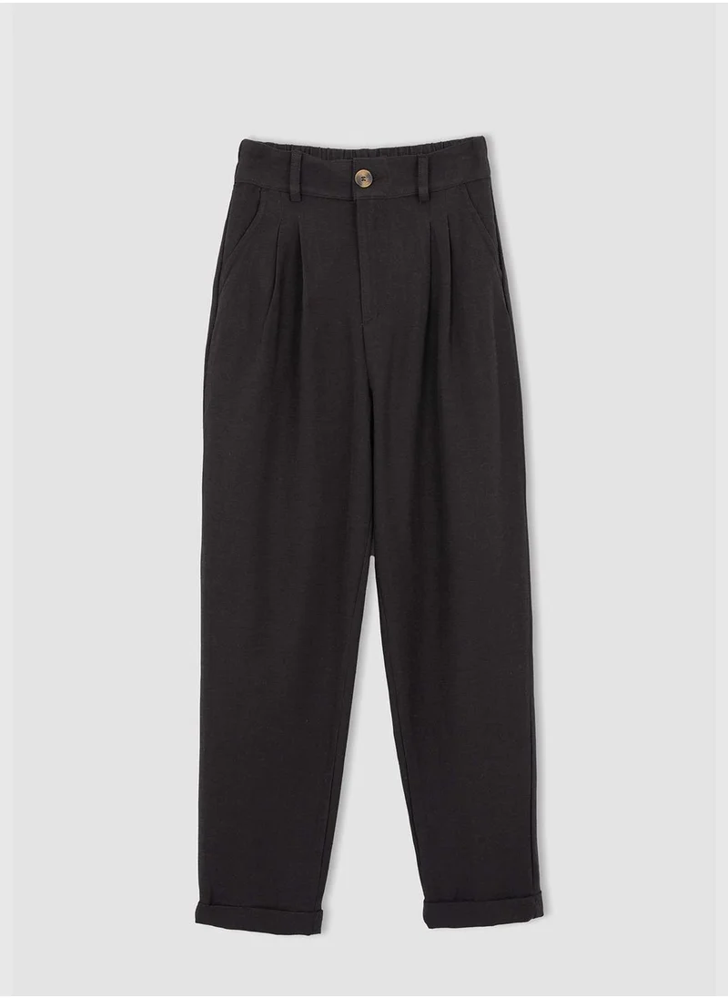 DeFacto Woman Slouchy Woven Bottom Trousers
