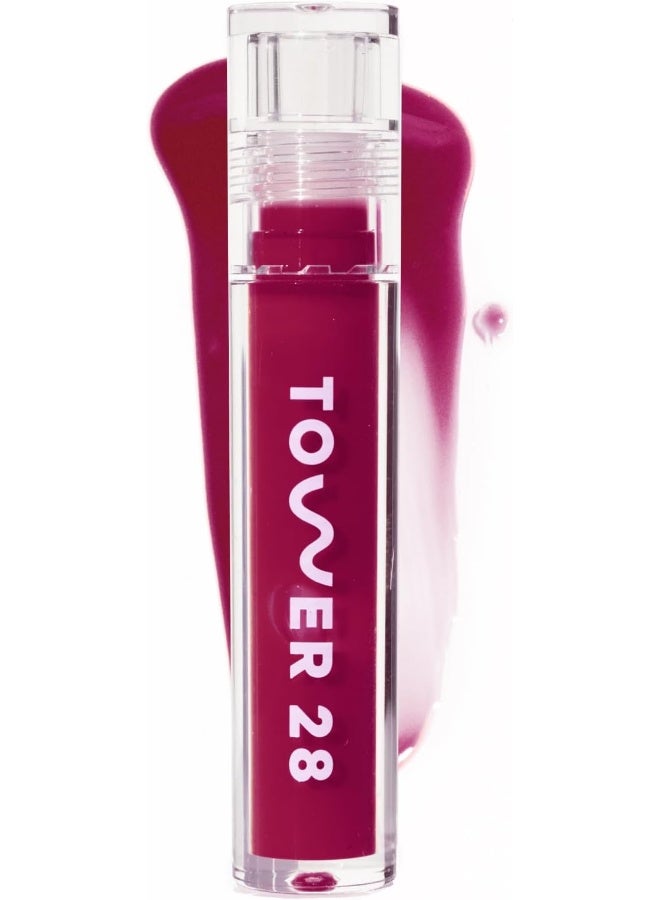 TOWER 28 Shine On Lip Jelly - Lip Gloss - Wild - Image 1