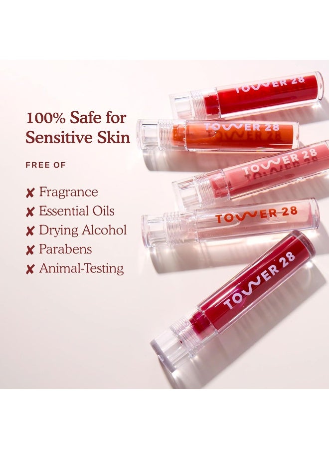 TOWER 28 Shine On Lip Jelly - Lip Gloss - Wild - Image 3