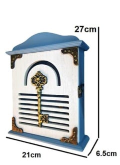Generic Wooden Key Holder box for Wall Mount Sweet Home (6-Hook Rack) Decorative,wooden Hanger key box for Front Door, Kitchen, or Garage Store House, Work, Car, Vehicle Keys  - Image 2