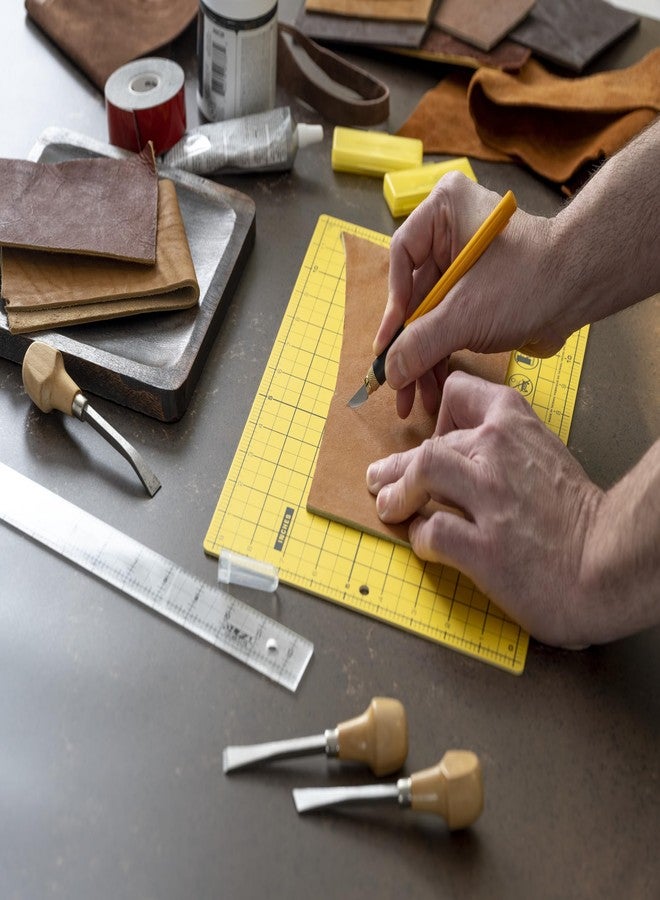 OLFA 9" x 12" Self Healing Double Sided Cutting Mat (CM-9X12-01/YEL) - Double Sided 9x12 Inch Cutting Mat with Grid (Yellow) - Image 2