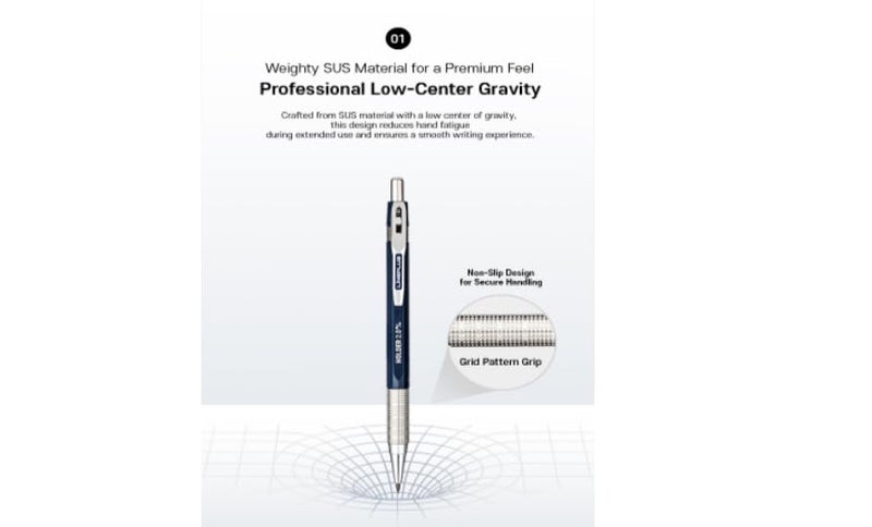 lineplus Lineplus Mechanical Pencils 2mm Lead Holder 2mm - Image 3
