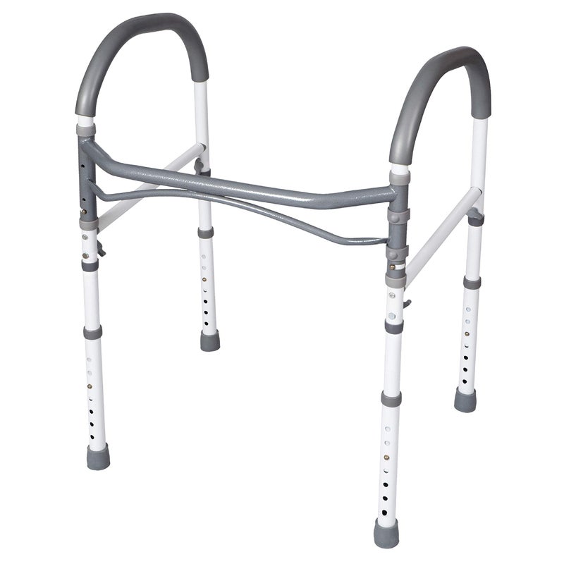 Carex Toilet Safety Rails - Toilet Handles for Elderly and Handicap Toilet Safety Rails, Toilet Safety Frame, Toilet Rails for Elderly and Toilet Bars for Elderly and Disabled - Image 2