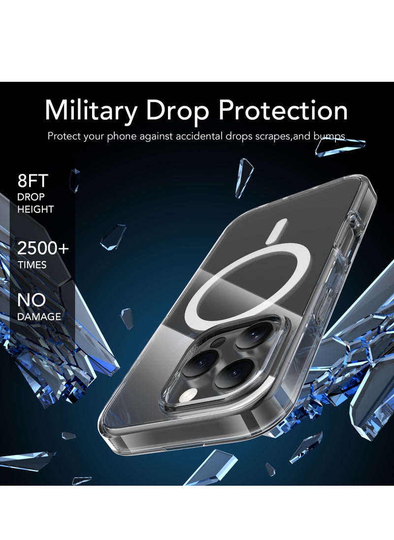 iOsuite 3 in 1 iPhone 16 Pro Full Protection Pack, Clear Mag Safe Case, Screen Protector, Lens Protector.  - Image 5
