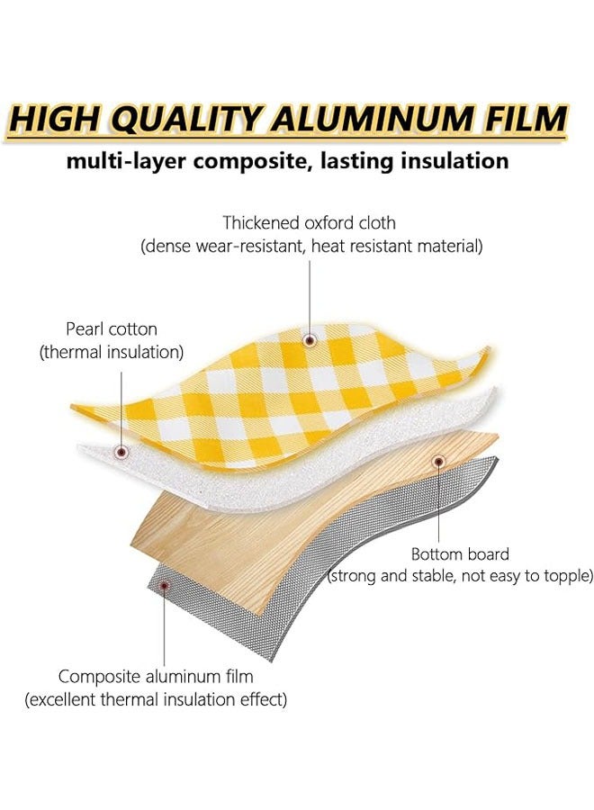 Arabest حقيبة نزهة، سلة نزهة قابلة للطي معزولة، مبرد وسخان، مقاومة للتسرب مع مقبضين وسهلة الحمل للنزهات الخارجية، التسوق، الشواء، الحفلات، التخييم، السفر إلى الشاطئ (43 * 23 * 23 سم) - Image 4
