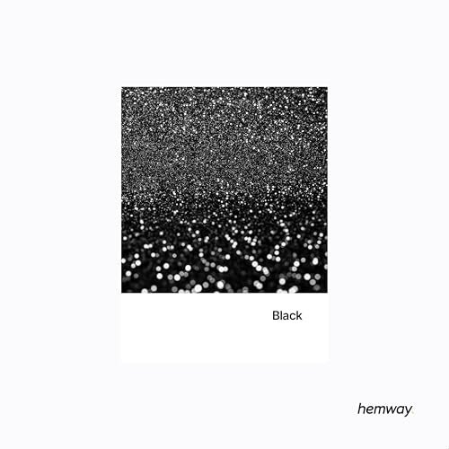 Hemway Black Glitter for Paint Fine Glitter Paint for Walls, Glitter Paint additive, Paint Glitter for Latex/Acrylic, Flakes for Interior and Exterior Walls, Ceilings [100g / 3.5oz] - Image 2