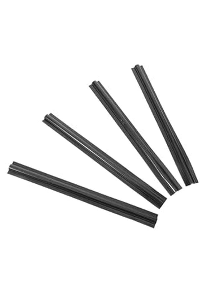 4Pcs Black Car Cable Sleeve Hidden Protector Cord Organizer For Automotive Wire Management - Image 1