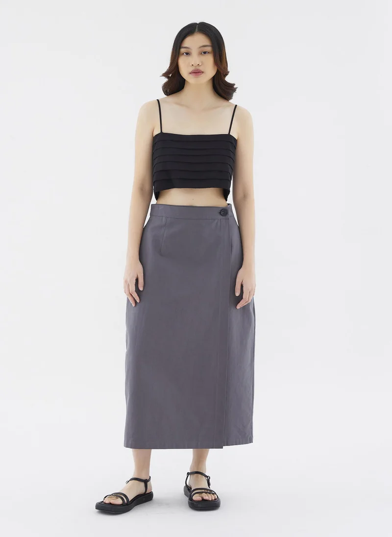 The Editor's Market Dylrie Wrap Skirt