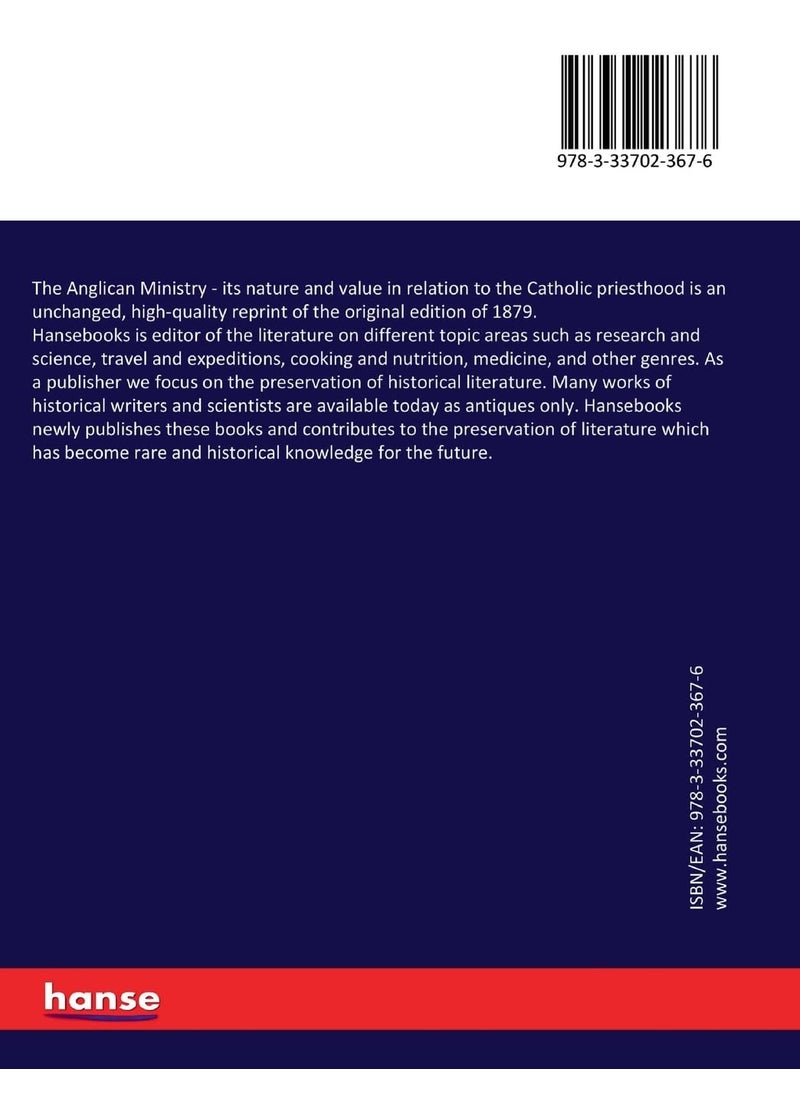 The Anglican Ministry: its nature and value in relation to the Catholic priesthood  - Image 2
