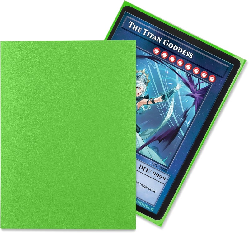 TitanShield (150 Sleeve/Slime Green Small Japanese Sized Trading Card Sleeves Deck Protector for Yu-Gi-Oh, Cardfight!! Vanguard & More - Image 2
