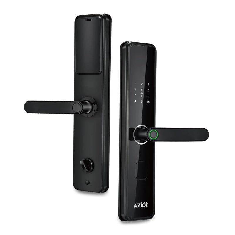 Aziot Essence Digital Fingerprint Door Lock HighSecurity Digital Keyless Entry with Fingerprint Passcode RFID and Manual Key Access - Image 1