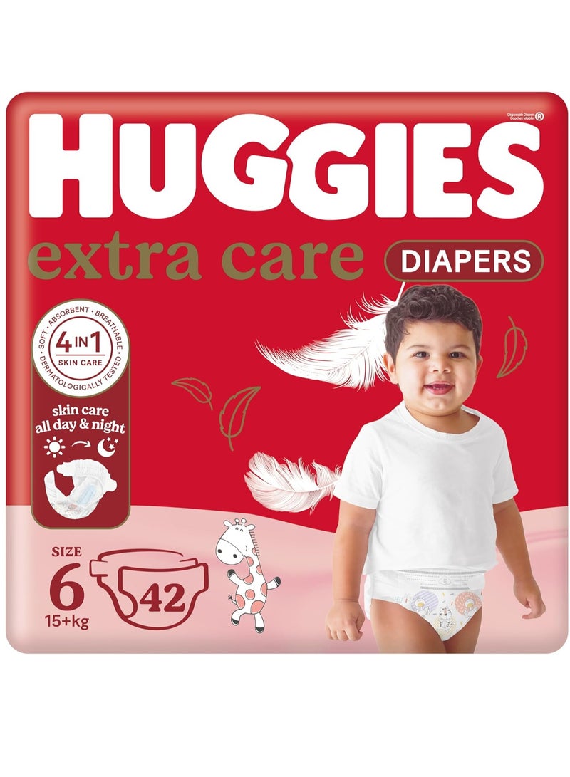 Huggies Huggies Diapers size 6 Extra care 42 Pcs 