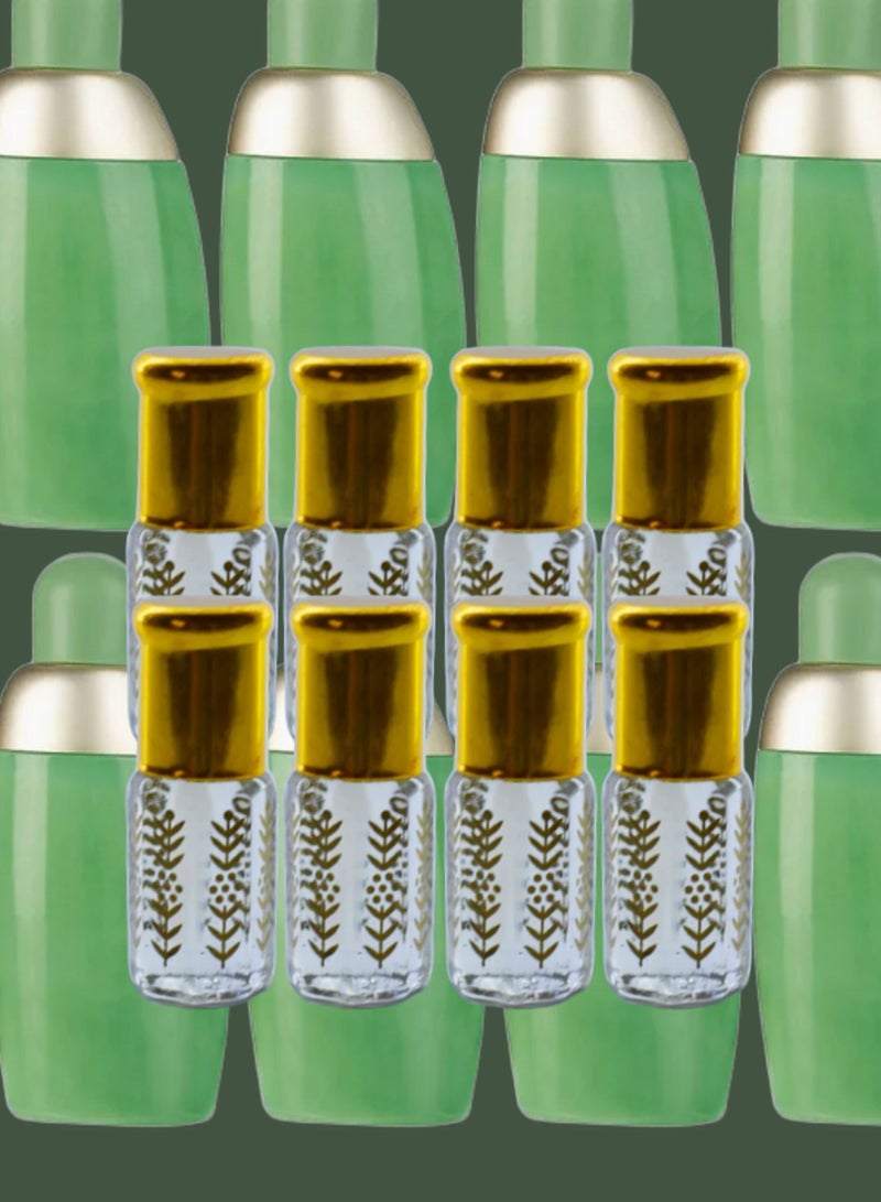 8 Pieces Eden Essential Oil For Women Original Clear 3 Ml