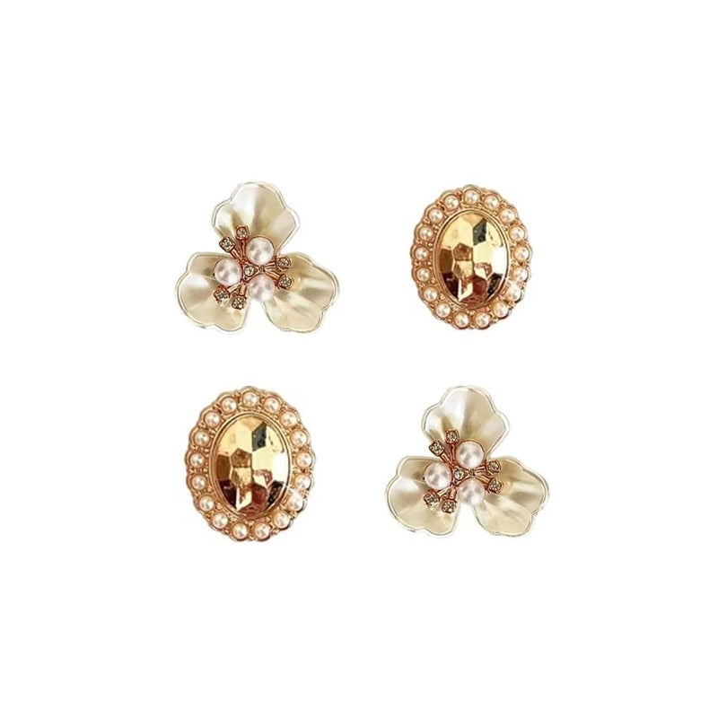 vshougou Golden Bling Butterfly Decoration Charms fits for Clog Sandals,Rhinestones Bling Chain Charms Cute Designer Shoe Decoration Gifts for Girls Women Adults - Image 3