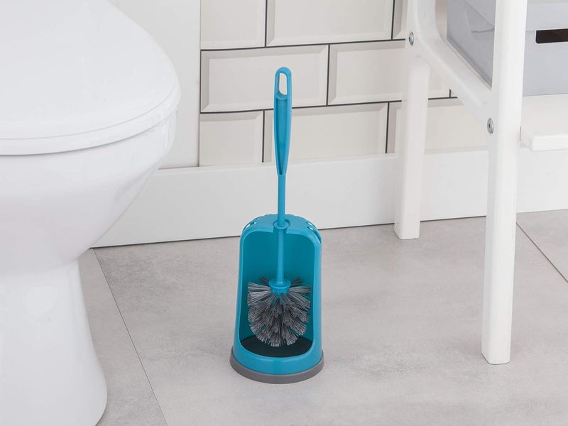 YORK Round Toilet Brush Cleaner with Storage Holder - Effective and Hygienic Toilet Cleaning Brush, Includes Convenient Storage Holder, Model [064020], Ideal for Efficient Bathroom Maintenance - Image 4