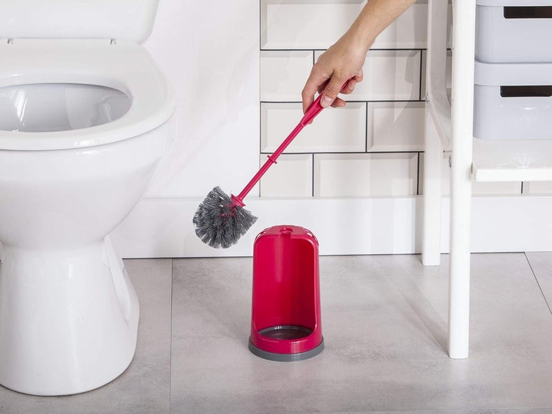 YORK Round Toilet Brush Cleaner with Storage Holder - Effective and Hygienic Toilet Cleaning Brush, Includes Convenient Storage Holder, Model [064020], Ideal for Efficient Bathroom Maintenance - Image 3